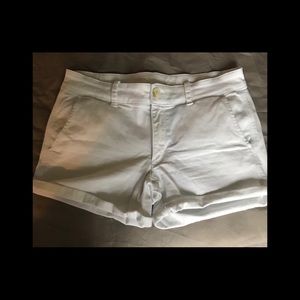 American Eagle Twill Midi Shorts